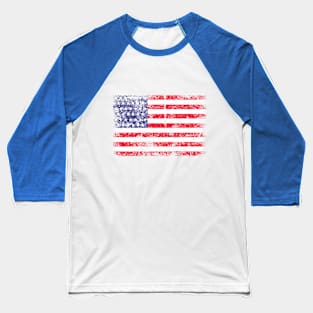 Flag of the United States of America Baseball T-Shirt